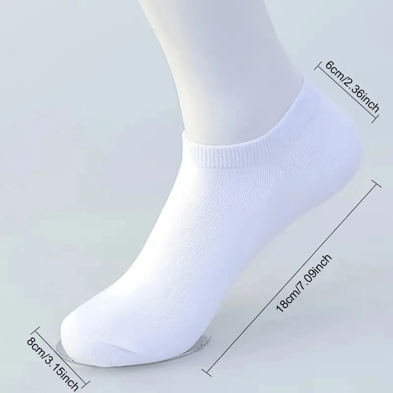 Zaventral 10 Pairs Women's Athletic Ankle Socks - Breathable Black & White Low Cut Sport Socks