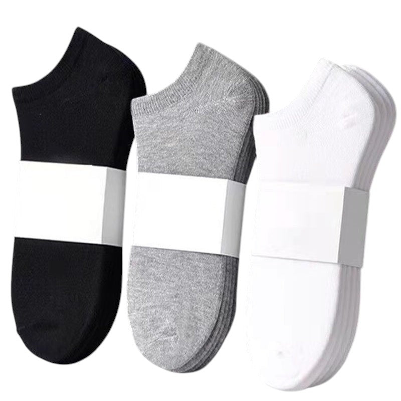 Zaventral 10 Pairs Women's Athletic Ankle Socks - Breathable Black & White Low Cut Sport Socks