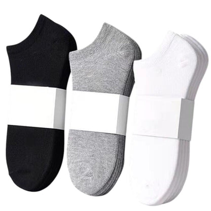 Zaventral 10 Pairs Women's Athletic Ankle Socks - Breathable Black & White Low Cut Sport Socks